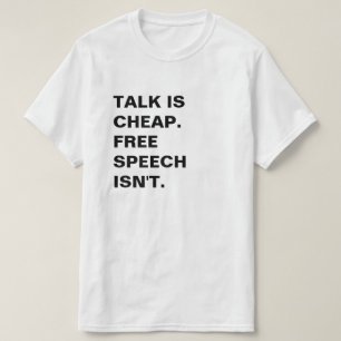T-shirt Parler est bon marché.  La liberté d'expression ne