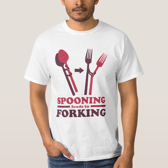 T-shirt Parler mène à forger l'amour romantique (Devant)