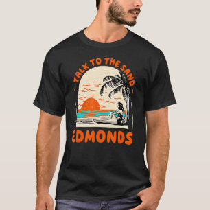 T-shirt Parlez À Sand Edmonds Beach Washington Ocean Su