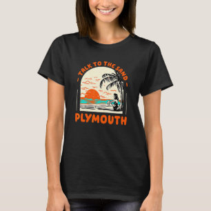 T-shirt Parlez À Sand Plymouth Beach Massachusetts Ocea