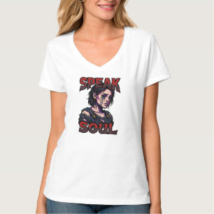 T-shirt Parlez Âme Mélancolique Gothique Graphique T-