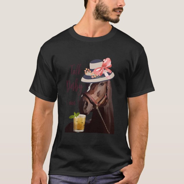 T-shirt Parlez Derby À Me-Mint Juleps-Derby Horse Racing (Devant)