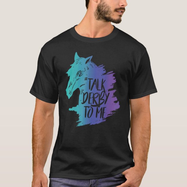 T-shirt Parlez Derby À Moi Jus De Monnaie De Soirée Derby  (Devant)