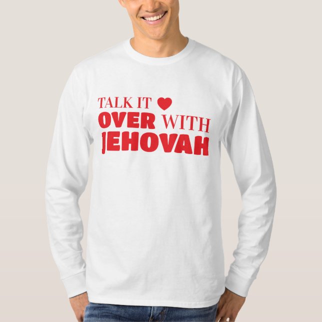 T-shirt Parlez-en avec l'Eternel, Jésus en (Devant)