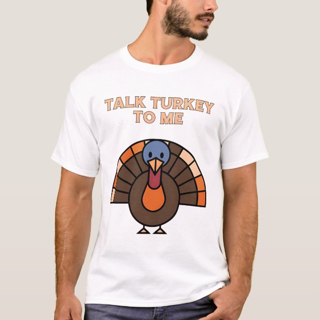 T-shirt Parlez-moi de la Turquie | L'art turc Thankesgivin (Devant)