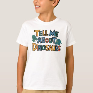 T-shirt Parlez-moi des dinosaures