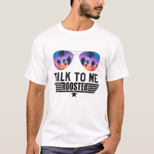 T-shirt Parlez-Moi Rooster Drôle