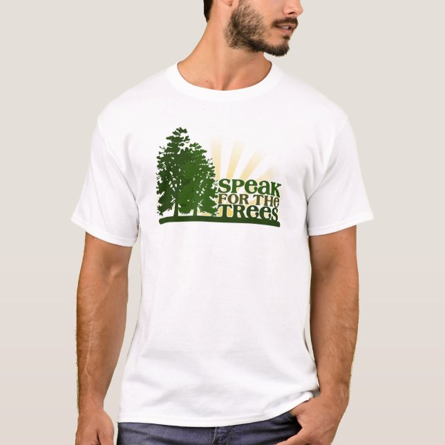 T-shirt Parlez pour les arbres (Devant)
