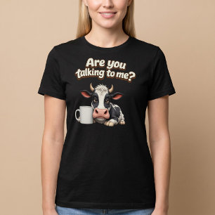 T-shirt Parlez-Vous À Moi? Drôle De Vache Café