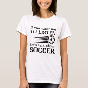 T-shirt Parlons de football