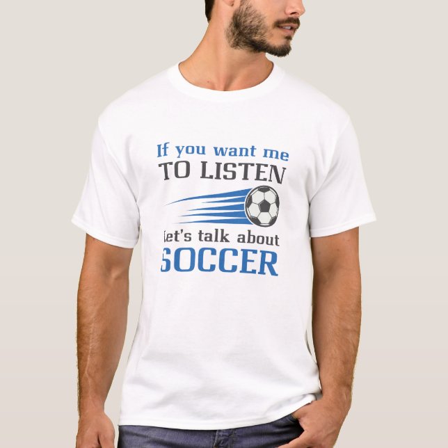 T-shirt Parlons de football (Devant)