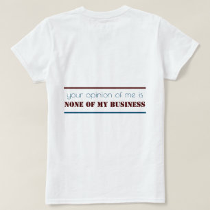 T-shirt Parlons de Moi