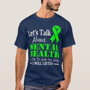 T-shirt Parlons de sensibilisation à la santé mentale2940