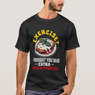 T-shirt Parmesan de poulet Parme Parmigiana Italien Amour 