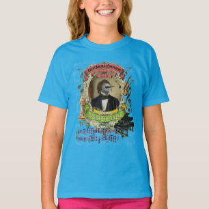 T-shirt Parodie animale de Schubert de compositeur de