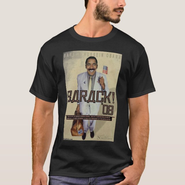 T-shirt parodie de borat d'obama (Devant)