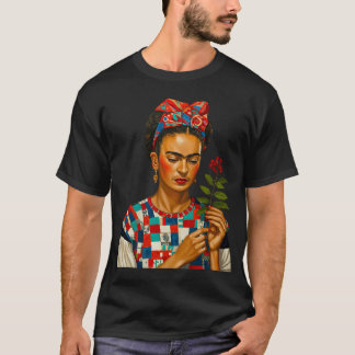 T-shirt Parodie de Girl with a Pearl Earring avec Golden R