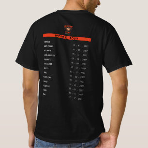 T-shirt Parodie de groupe de Heavy Metal Axolotl Tournée d