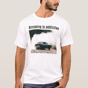 T-shirt Parodie de tabagisme