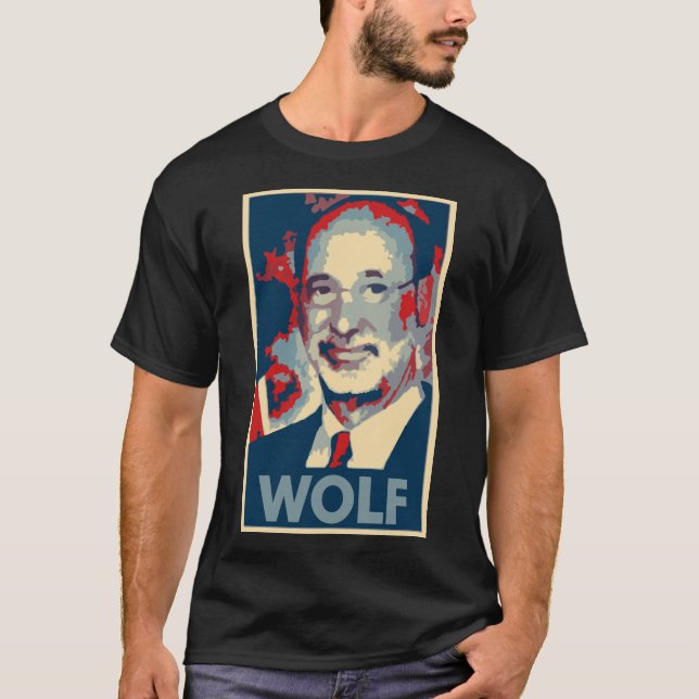 T-shirt Parodie politique d'affiche de loup de Tom (Devant)