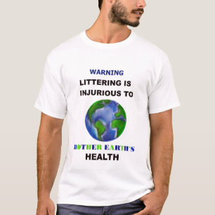 T-shirt Parodie virale originale 2017 Les détritus sont nu