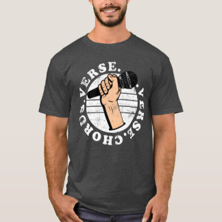 T-shirt Parole Refrain Parole Microphone drôle