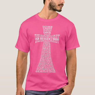 T-shirt Paroles De Croix Anciennes Et Robustes En Forme De