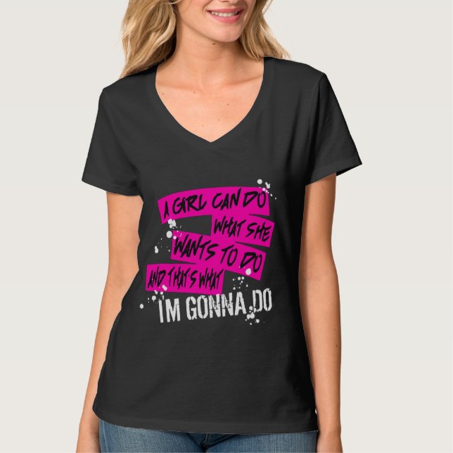T-shirt Paroles de Mauvaise Réputation Féminine (Devant)