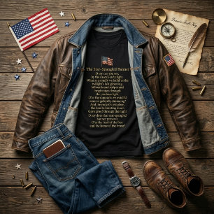 T-shirt Paroles de The Star-Spangled Banner