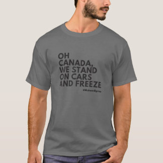T-shirt Paroles mal entendues : Anthem national du Canada
