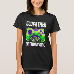 T-shirt Parrain de la fête d'anniversaire Jeu vidéo garçon