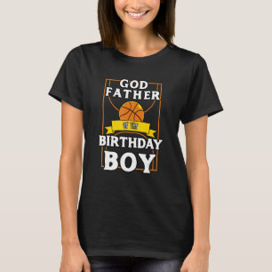 T-shirt Parrain De L'Anniversaire Baller Basketball Annive