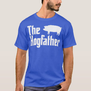 T-shirt Parrain Drôle Papa Papa Piggy Hog Lover