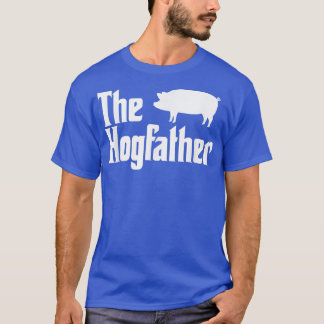 T-shirt Parrain Drôle Papa Papa Piggy Hog Lover