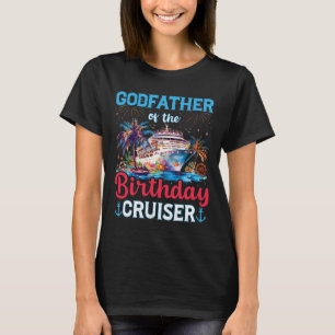 T-shirt Parrain du Funny Cruise d'anniversaire Cruiser