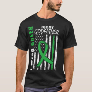 T-shirt Parrain du ruban vert pour la sensibilisation à la