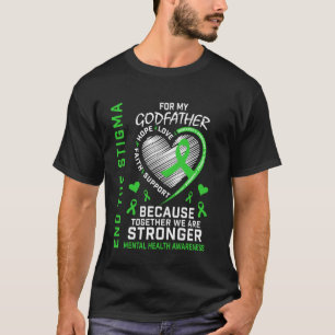 T-shirt Parrain du Ruban Vert pour la Sensibilisation à la