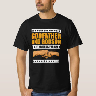 T-shirt Parrain Et Godson Les Meilleurs Amis De La Vie  Ca