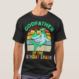 T-shirt Parrain masculin du requin Anniversaire correspond