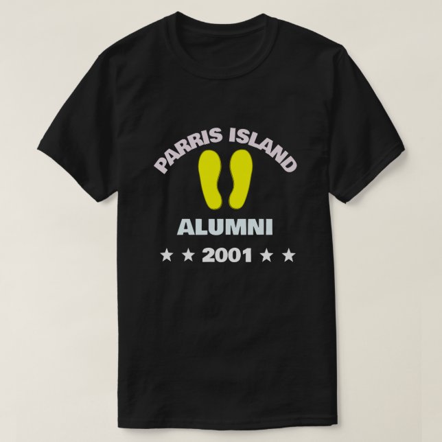 T-SHIRT PARRIS ISLAND ALUMNI 01 (Design devant)