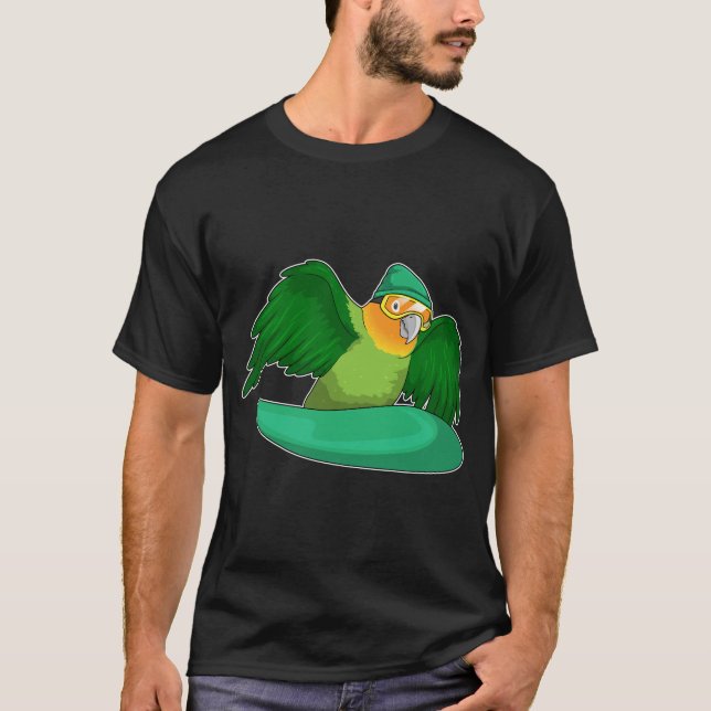T-shirt Parrois Snowboard Sports d'hiver (Devant)
