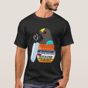 T-shirt Parrot Antidépresseur Ier Meyers Parrot