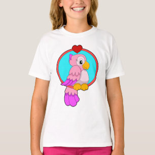 T-shirt Parrot au coeur