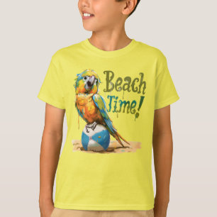 T-shirt Parrot Beach Ball Beach Temps