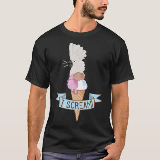 T-shirt Parrot de crème glacée au parfum Cockatoo 