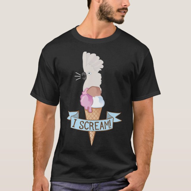 T-shirt Parrot de crème glacée au parfum Cockatoo  (Devant)