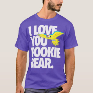 T-shirt Parrot Drôle À Parler J'Aime Votre Ours De Pookie