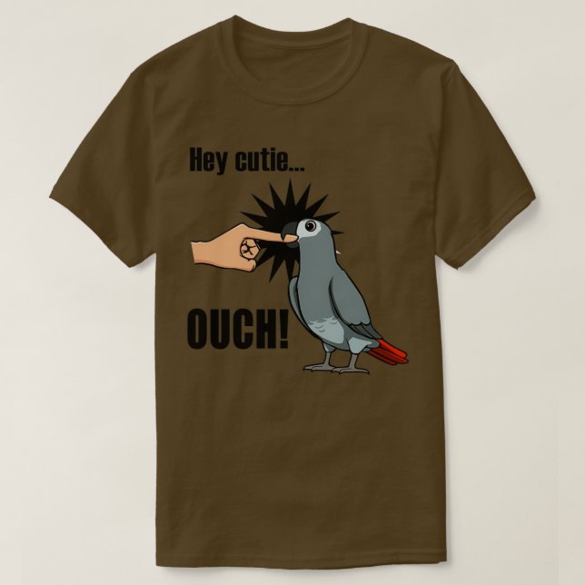 T-shirt Parrot En Colère Drôle Dire De Mignons Perroquets  (Design devant)