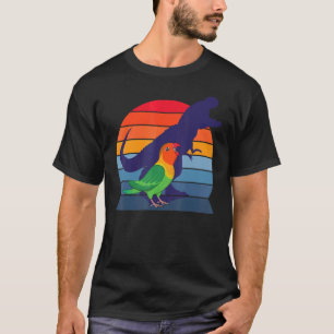 T-shirt Parrot I Tyrannosaurus Rex I hurlant L de Fischer