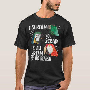 T-shirt Parrot Je Vous Crie Nous Crions Tous Pour Pas R